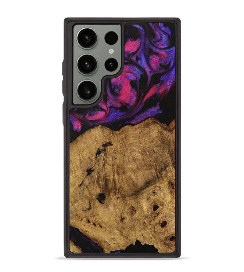 Galaxy S23 Ultra Wood Phone Case - Jordon (Purple, 740213)