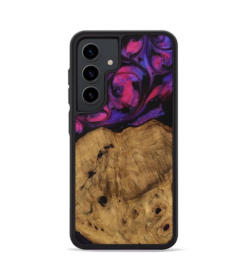 Galaxy S24 Wood Phone Case - Jordon (Purple, 740213)