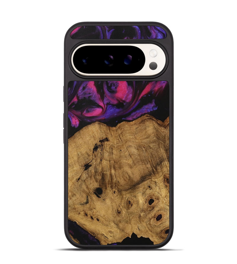 Pixel 9 Pro Wood Phone Case - Jordon (Purple, 740213)