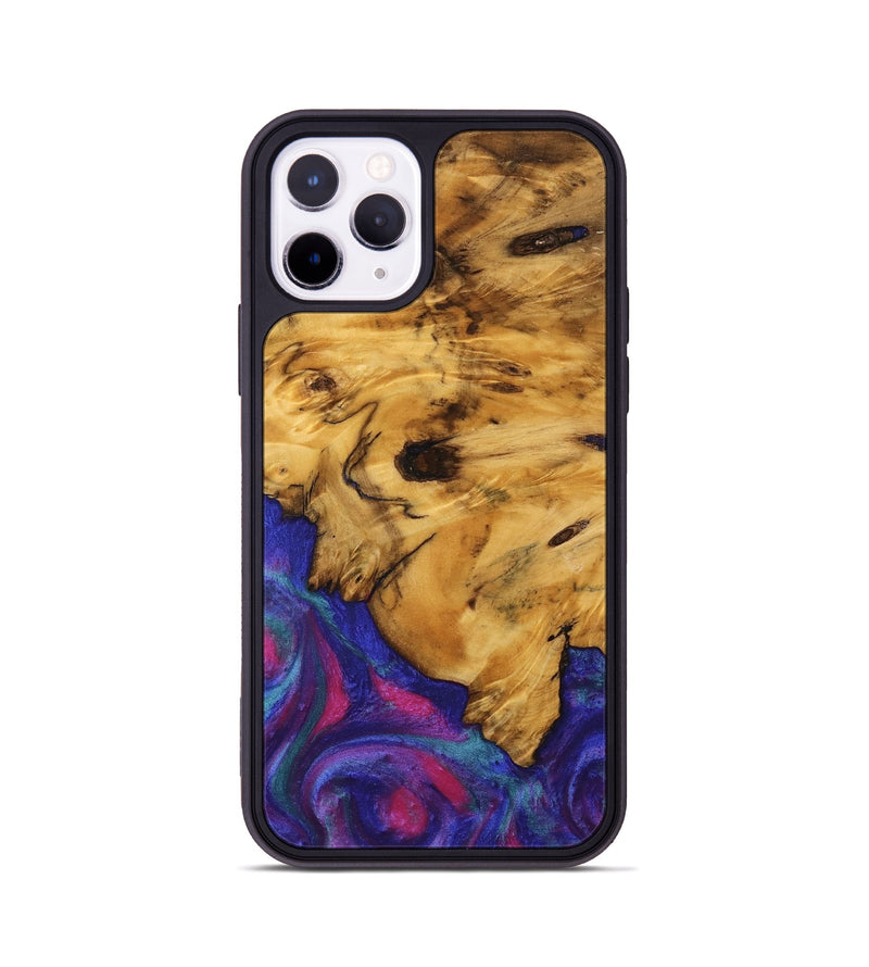 iPhone 11 Pro Wood Phone Case - Celle (Purple, 740221)