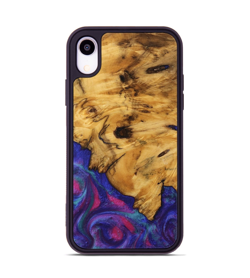 iPhone Xr Wood Phone Case - Celle (Purple, 740221)