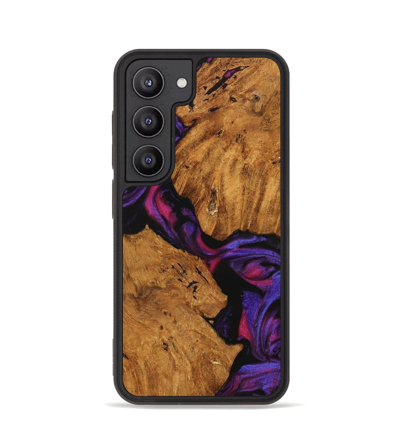 Galaxy S23 Wood Phone Case - Oley (Purple, 740222)