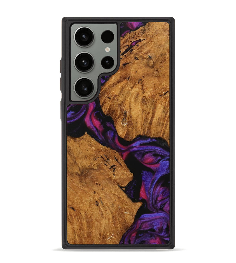 Galaxy S23 Ultra Wood Phone Case - Oley (Purple, 740222)