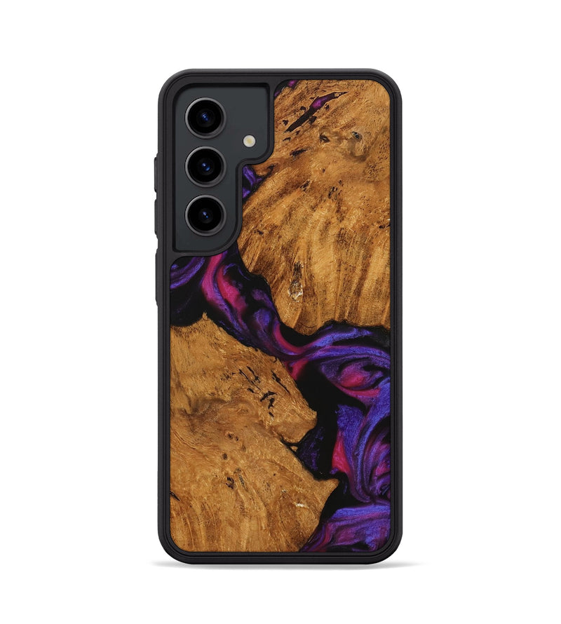 Galaxy S24 Wood Phone Case - Oley (Purple, 740222)