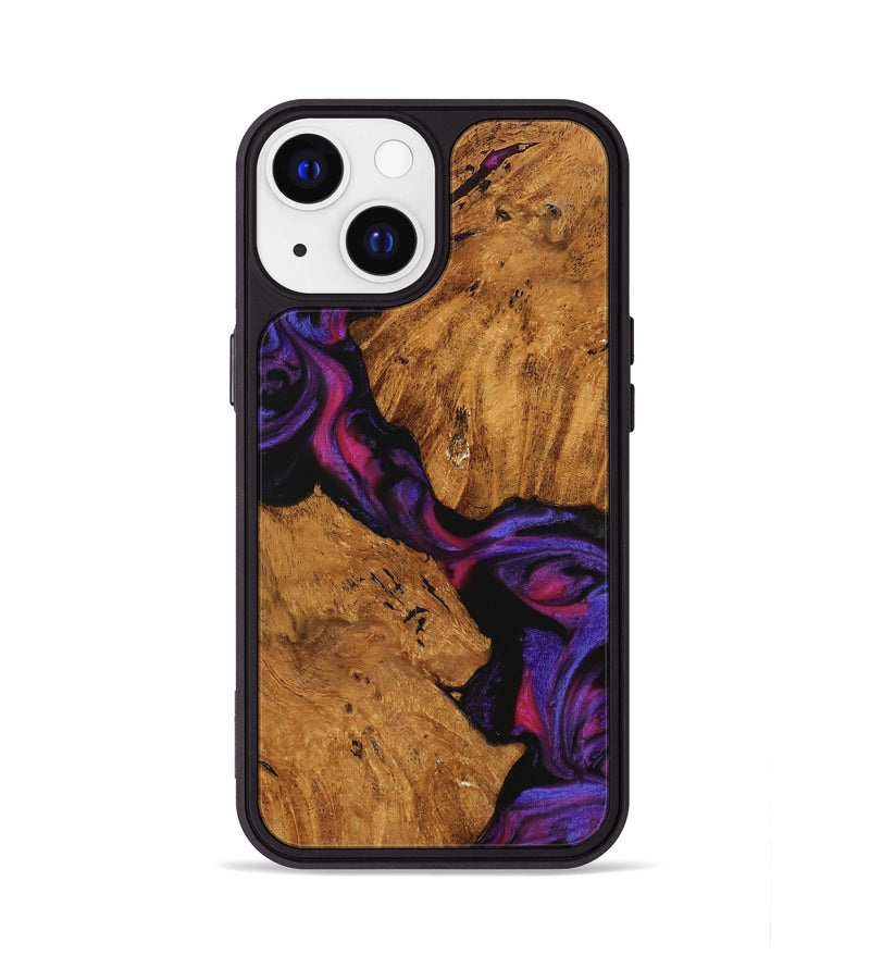 iPhone 13 Wood Phone Case - Oley (Purple, 740222)