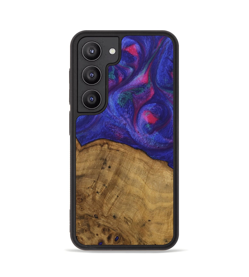 Galaxy S23 Wood Phone Case - Naoma (Purple, 740228)