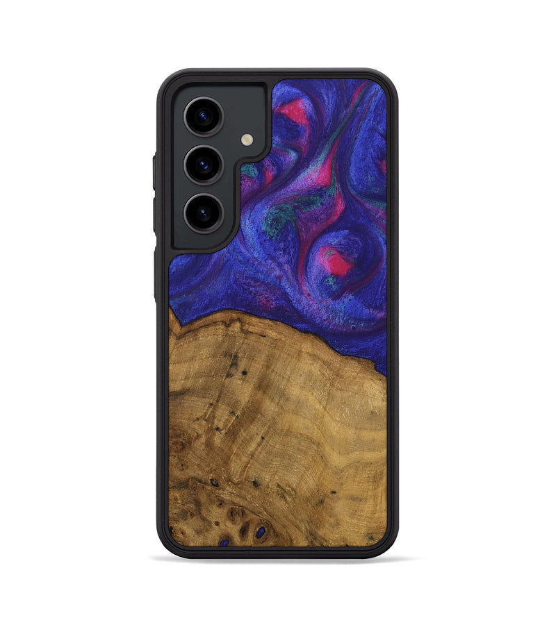 Galaxy S24 Wood Phone Case - Naoma (Purple, 740228)