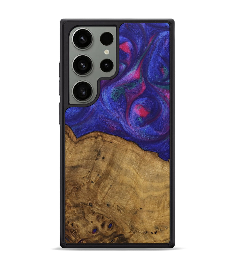 Galaxy S24 Ultra Wood Phone Case - Naoma (Purple, 740228)