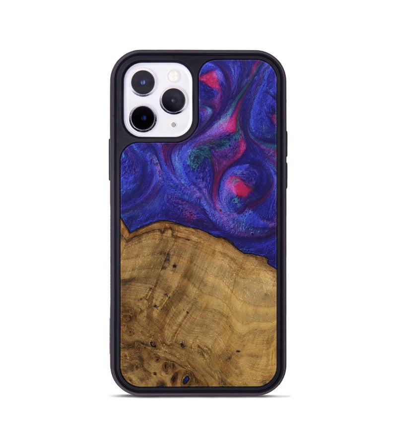 iPhone 11 Pro Wood Phone Case - Naoma (Purple, 740228)