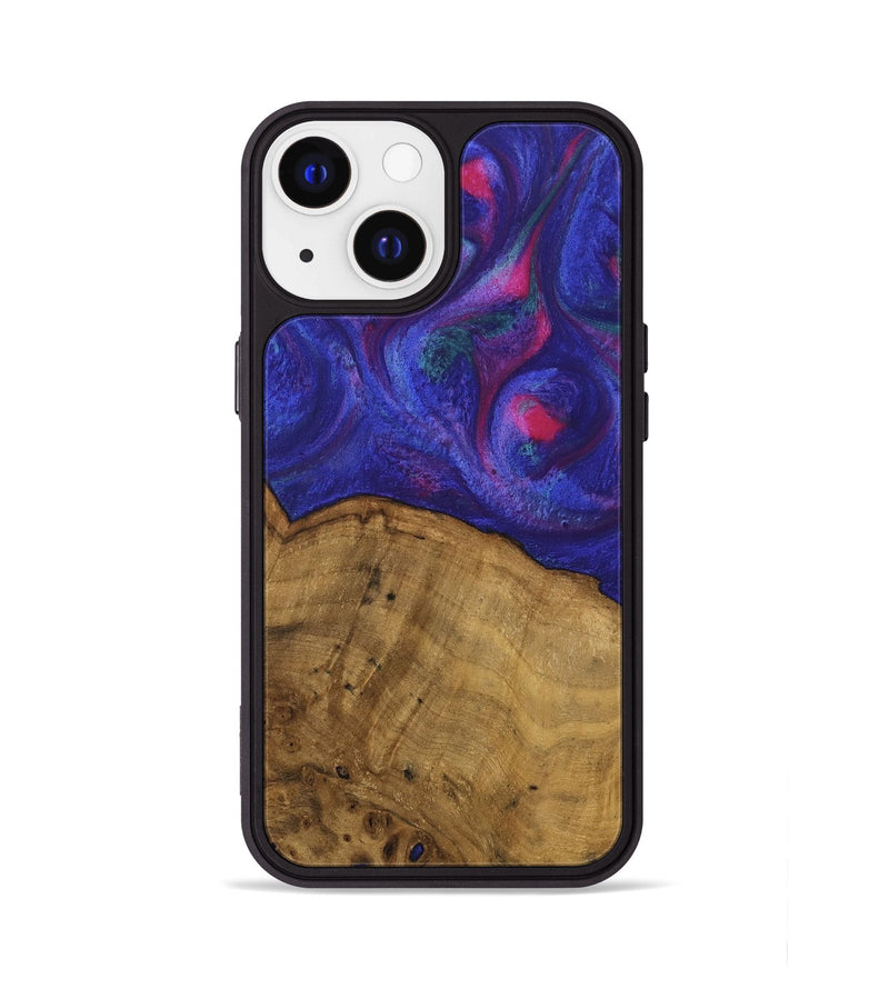 iPhone 13 Wood Phone Case - Naoma (Purple, 740228)