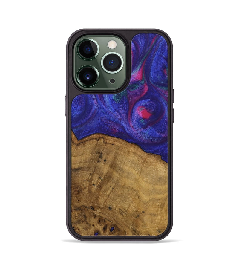 iPhone 13 Pro Wood Phone Case - Naoma (Purple, 740228)