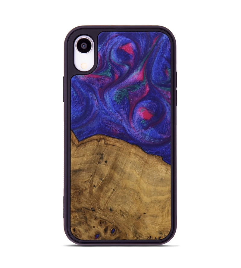 iPhone Xr Wood Phone Case - Naoma (Purple, 740228)