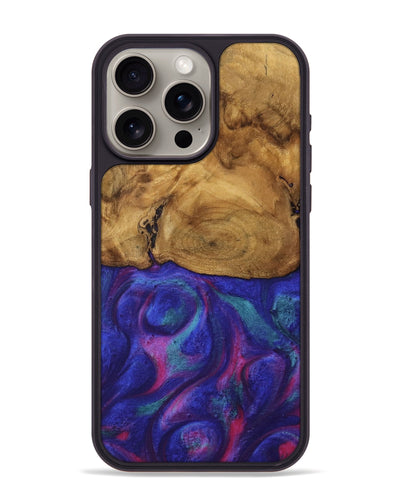 iPhone 15 Pro Max Wood Phone Case - Ramin (Fire & Ice, 740239)