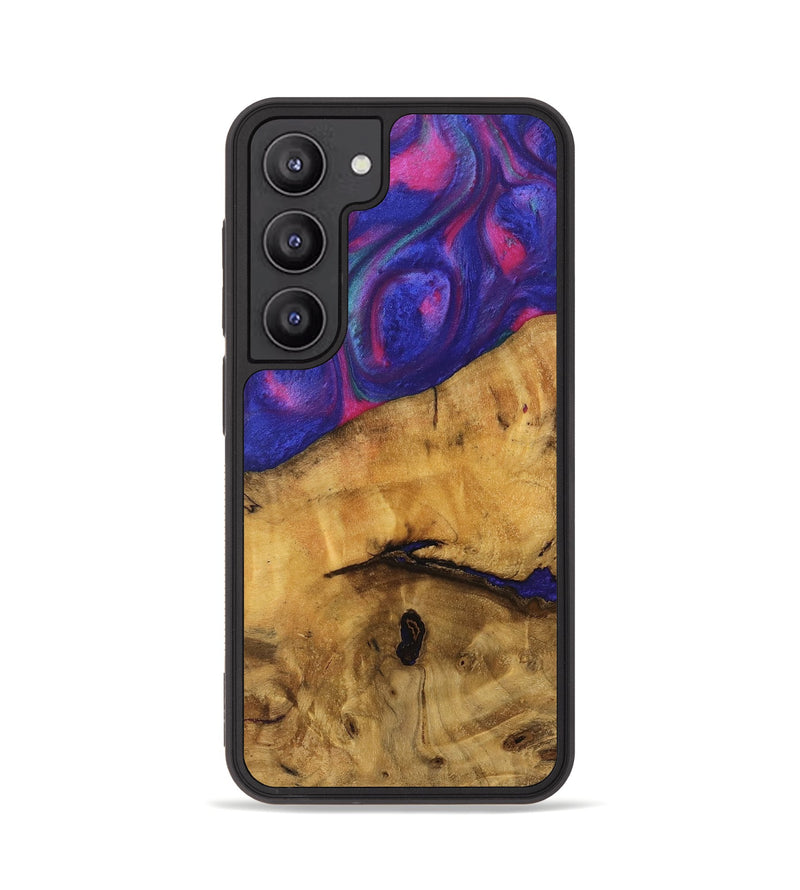 Galaxy S23 Wood Phone Case - Prams (Purple, 740240)