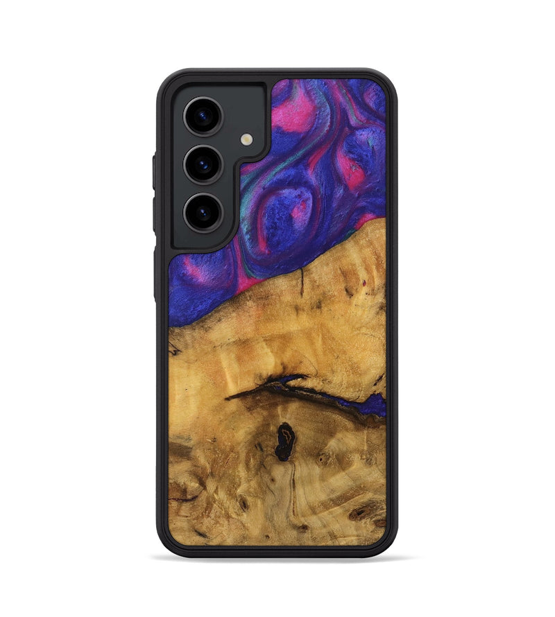 Galaxy S24 Wood Phone Case - Prams (Purple, 740240)