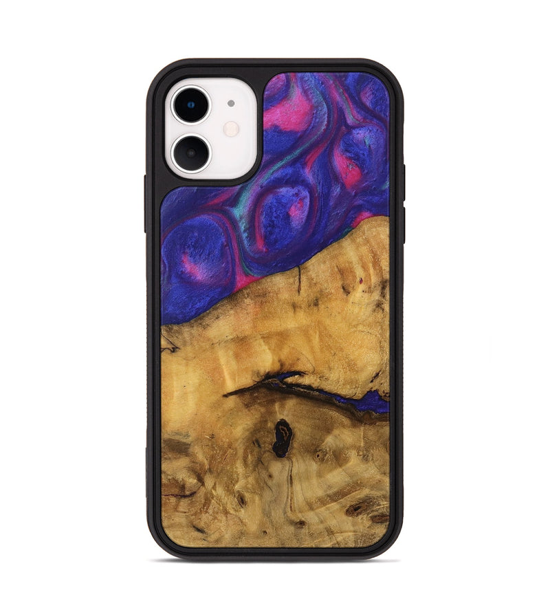 iPhone 11 Wood Phone Case - Prams (Purple, 740240)