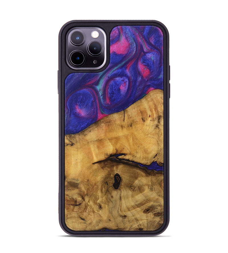 iPhone 11 Pro Max Wood Phone Case - Prams (Purple, 740240)