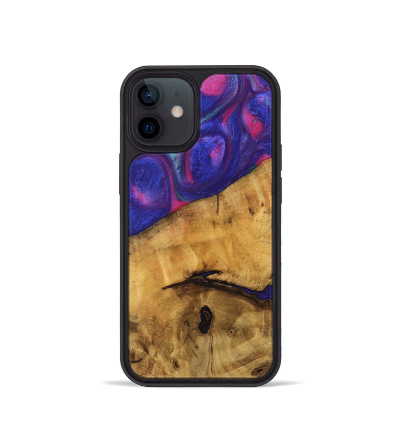 iPhone 12 mini Wood Phone Case - Prams (Purple, 740240)