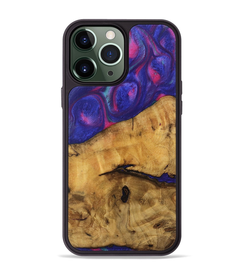 iPhone 13 Pro Max Wood Phone Case - Prams (Purple, 740240)