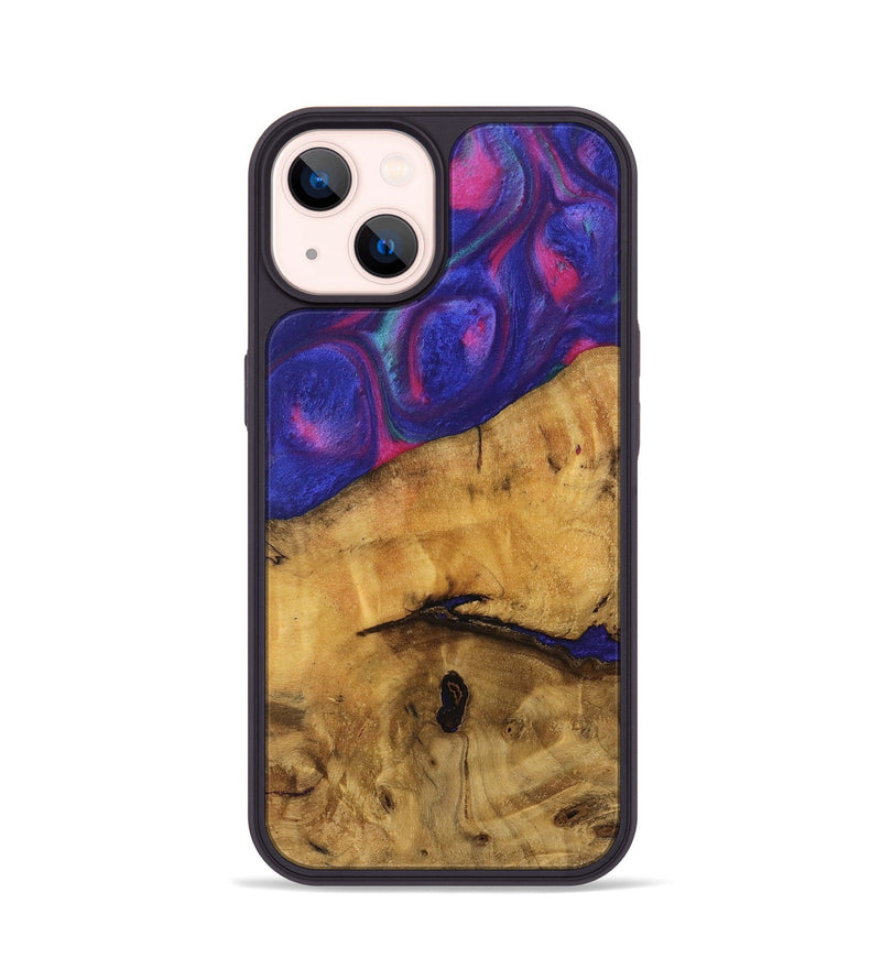 iPhone 14 Wood Phone Case - Prams (Purple, 740240)