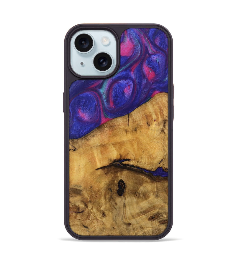 iPhone 15 Wood Phone Case - Prams (Purple, 740240)