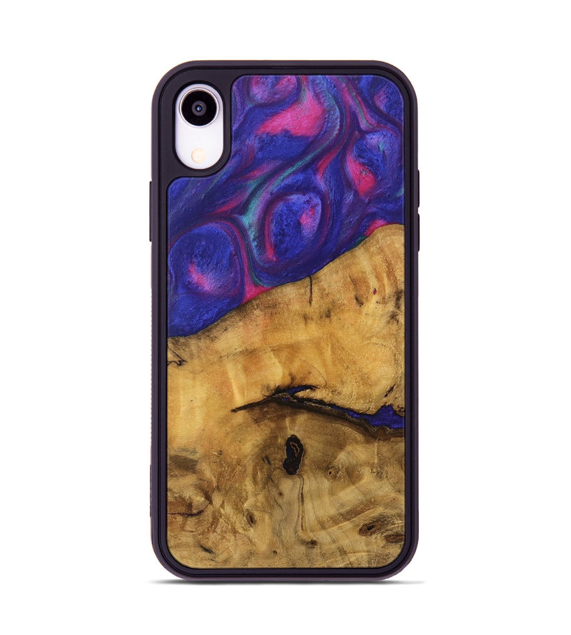 iPhone Xr Wood Phone Case - Prams (Purple, 740240)