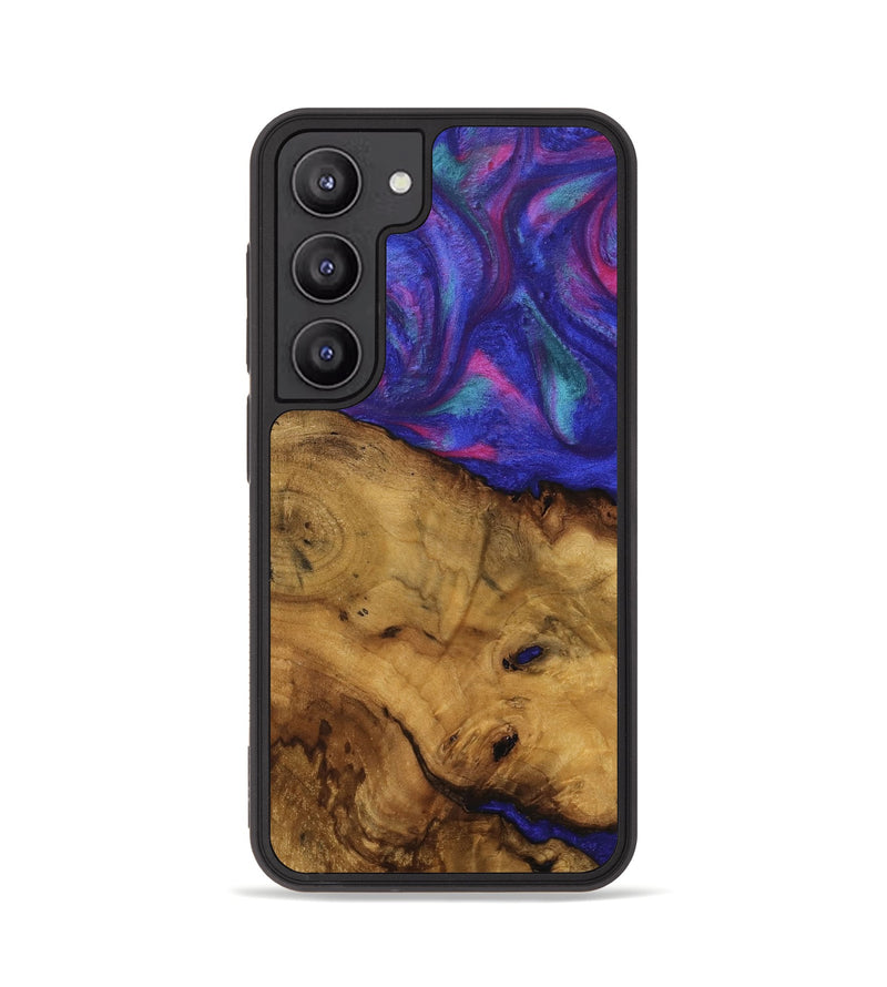 Galaxy S23 Wood Phone Case - Abbas (Purple, 740246)