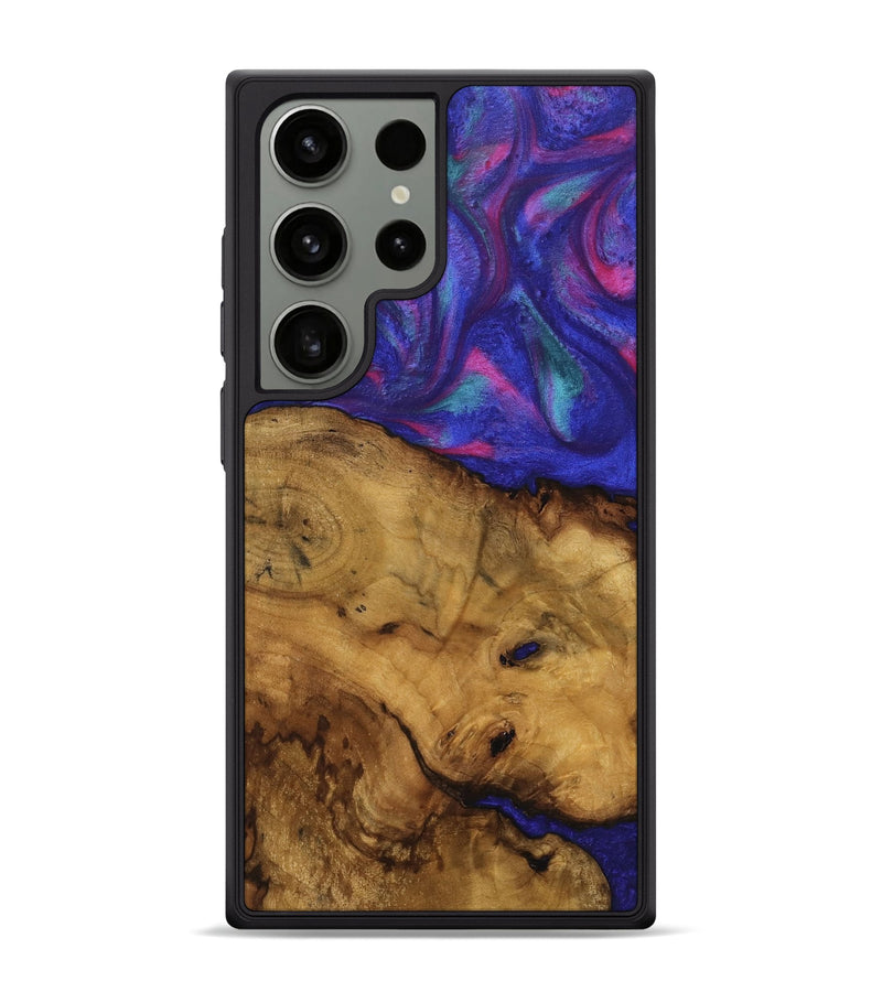 Galaxy S24 Ultra Wood Phone Case - Abbas (Purple, 740246)