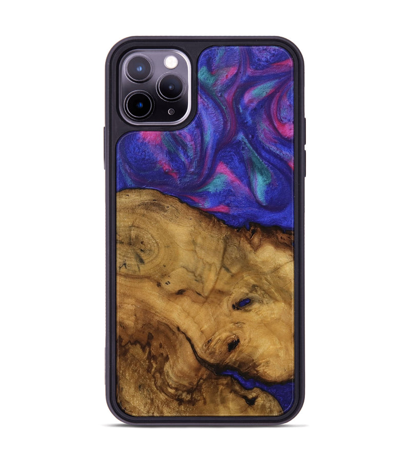 iPhone 11 Pro Max Wood Phone Case - Abbas (Purple, 740246)