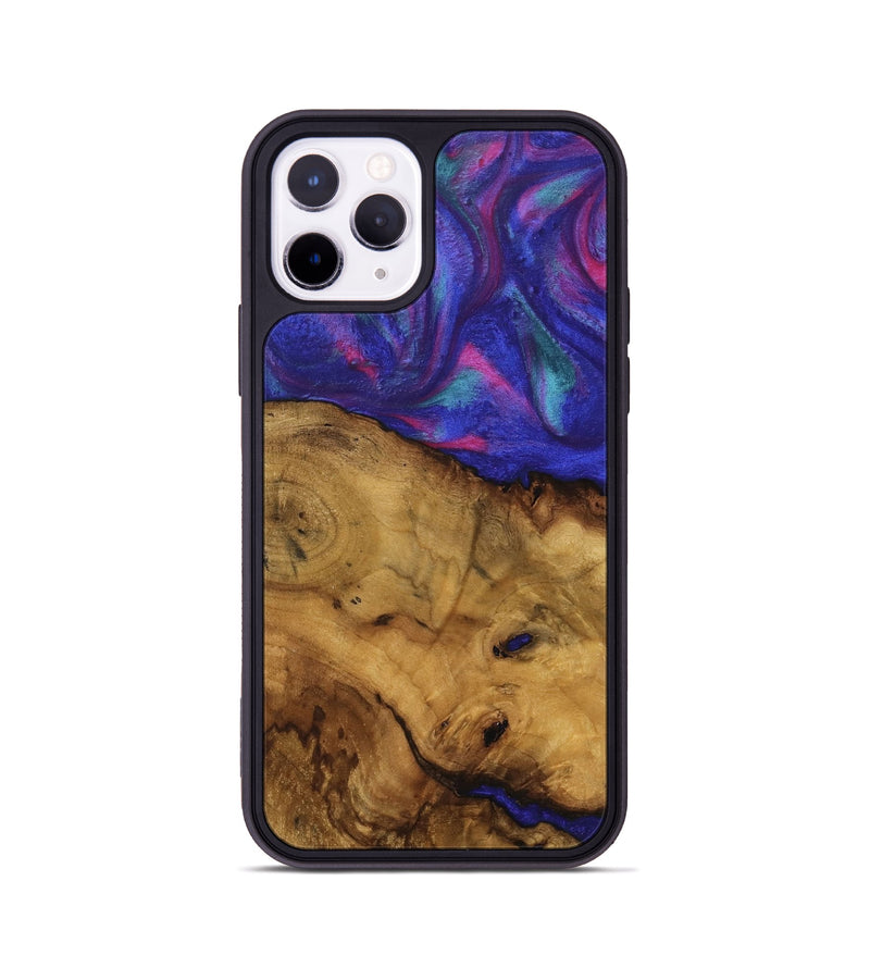 iPhone 11 Pro Wood Phone Case - Abbas (Purple, 740246)