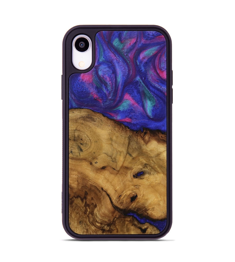 iPhone Xr Wood Phone Case - Abbas (Purple, 740246)