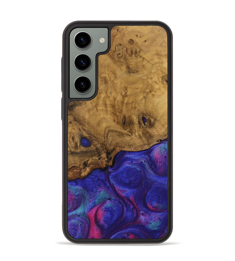 Galaxy S23 Plus Wood Phone Case - Arda (Purple, 740247)