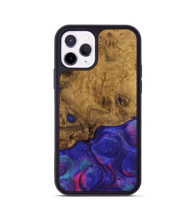 iPhone 11 Pro Wood Phone Case - Arda (Purple, 740247)