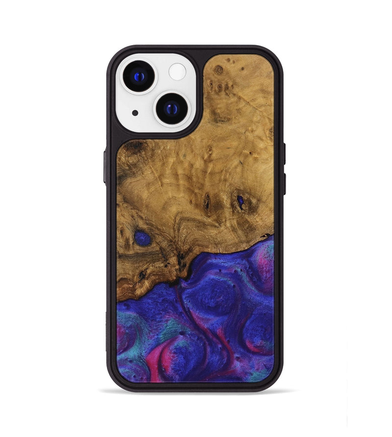 iPhone 13 Wood Phone Case - Arda (Purple, 740247)