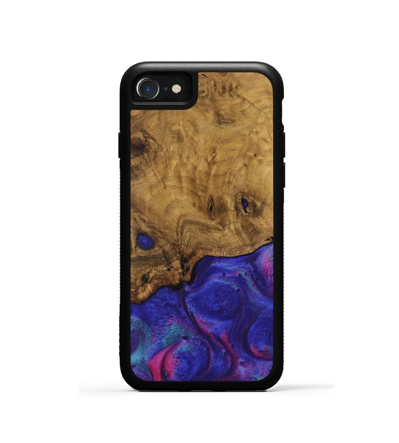 iPhone SE Wood Phone Case - Arda (Purple, 740247)