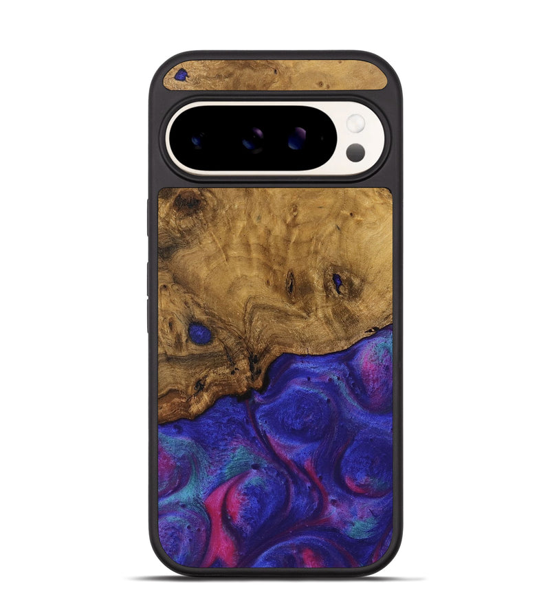 Pixel 9 Pro Wood Phone Case - Arda (Purple, 740247)