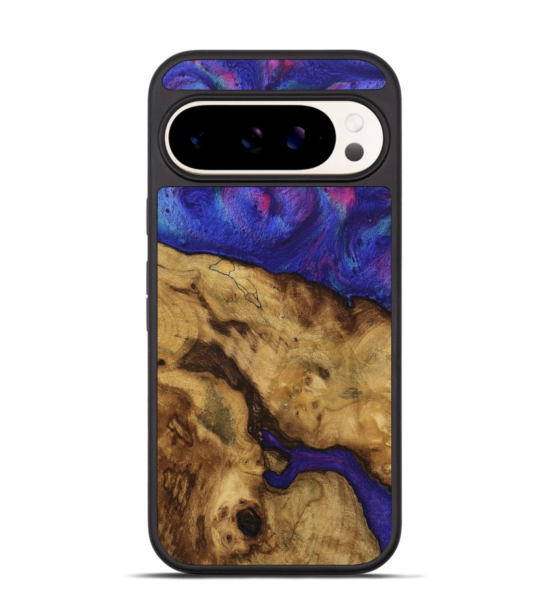 Pixel 9 Pro Wood Phone Case - Fady (Purple, 740264)