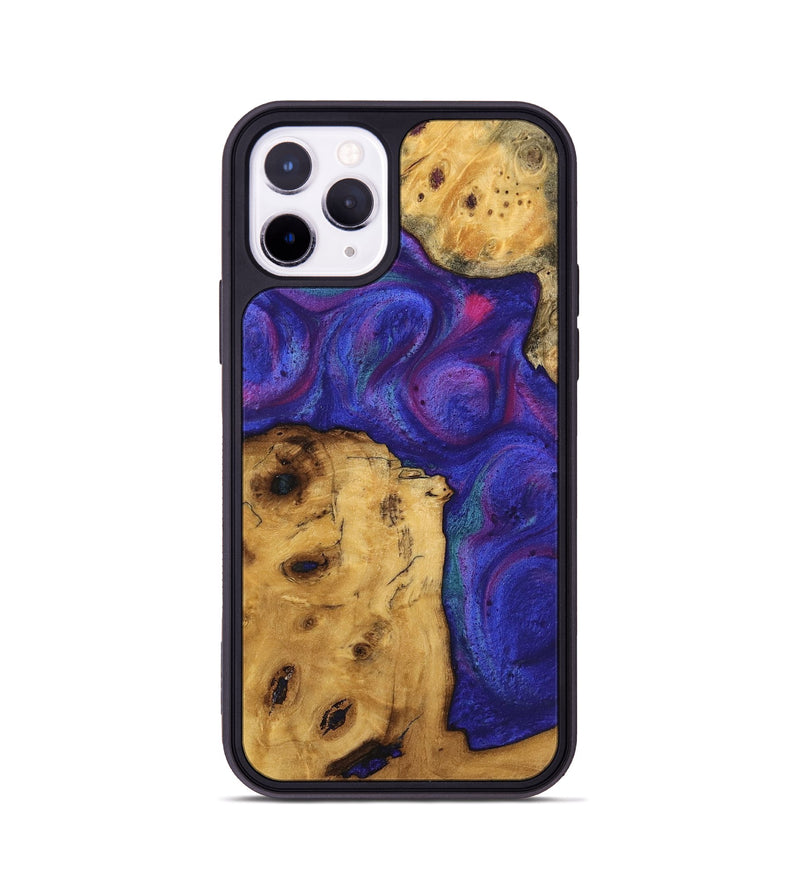 iPhone 11 Pro Wood Phone Case - Atique (Purple, 740265)