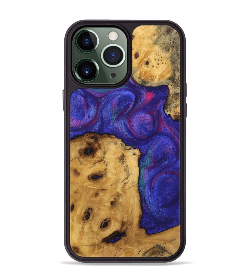 iPhone 13 Pro Max Wood Phone Case - Atique (Purple, 740265)