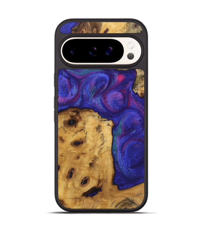 Pixel 9 Pro Wood Phone Case - Atique (Purple, 740265)