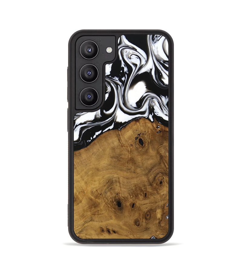 Galaxy S23 Wood Phone Case - Jarrad (Black & White, 740267)