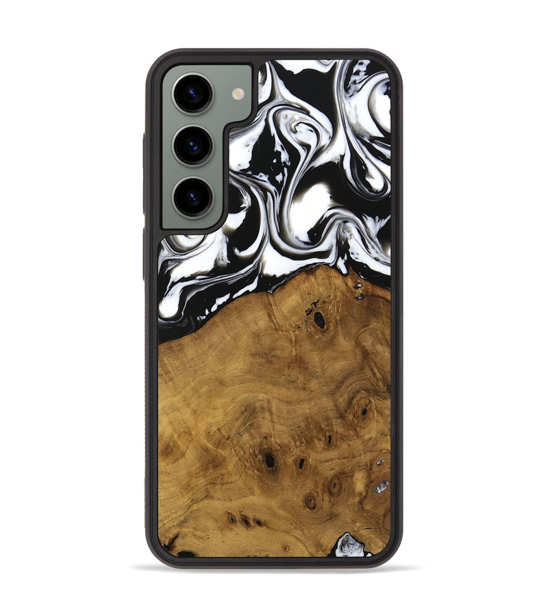 Galaxy S23 Plus Wood Phone Case - Jarrad (Black & White, 740267)