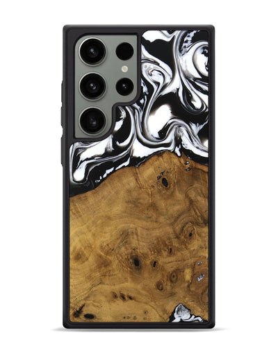 Galaxy S24 Ultra Wood Phone Case - Jarrad (Black & White, 740267)