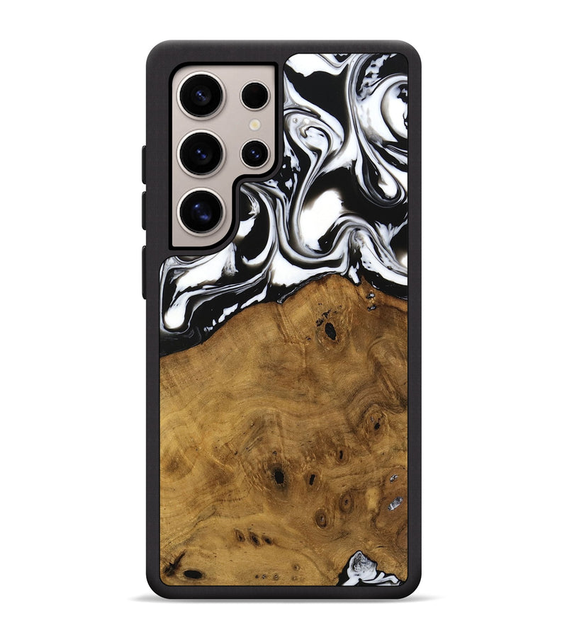 Galaxy S25 Ultra Wood Phone Case - Jarrad (Black & White, 740267)