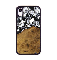 iPhone Xr Wood Phone Case - Jarrad (Black & White, 740267)