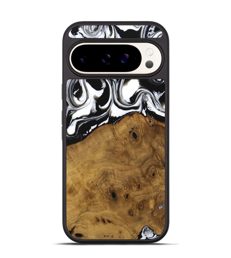 Pixel 9 Wood Phone Case - Jarrad (Black & White, 740267)