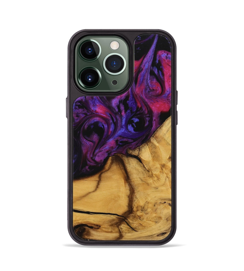 iPhone 13 Pro Wood Phone Case - Gupta (Purple, 740270)