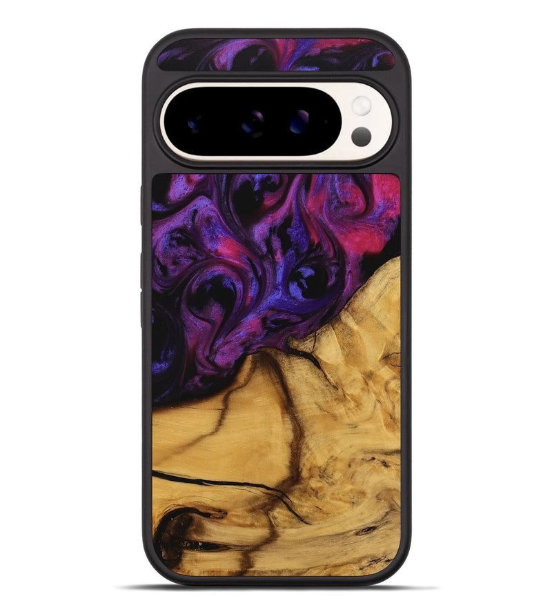 Pixel 9 Pro XL Wood Phone Case - Gupta (Purple, 740270)