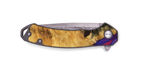 EDC Wood Pocket Knife - Erasmo (Purple, 740276)