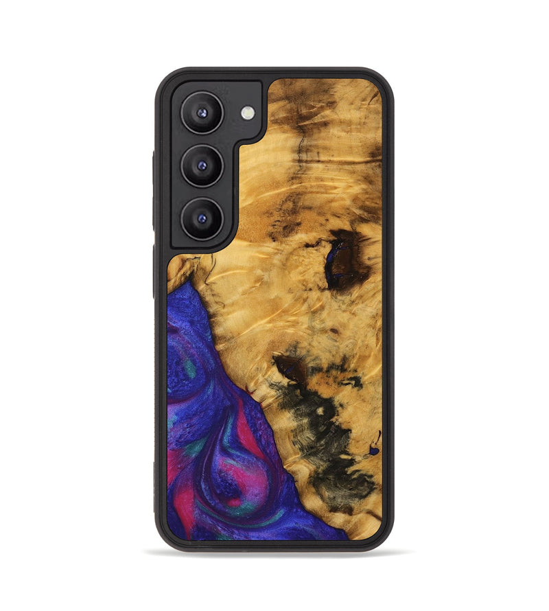 Galaxy S23 Wood Phone Case - Erasmo (Purple, 740276)